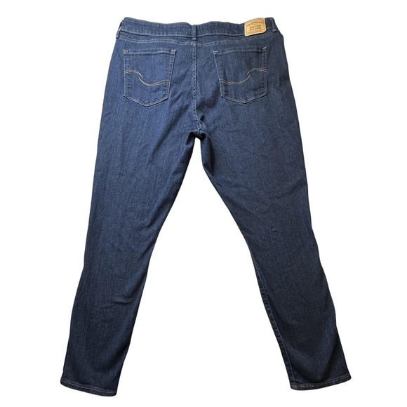 Signature by Levi Strauss Jeans Womens 18 Blue Mid-Rise Skinny Stretch Denim